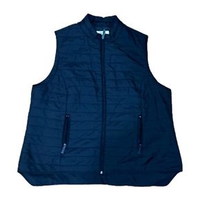 Women’s Puffy Black Vest (2X)